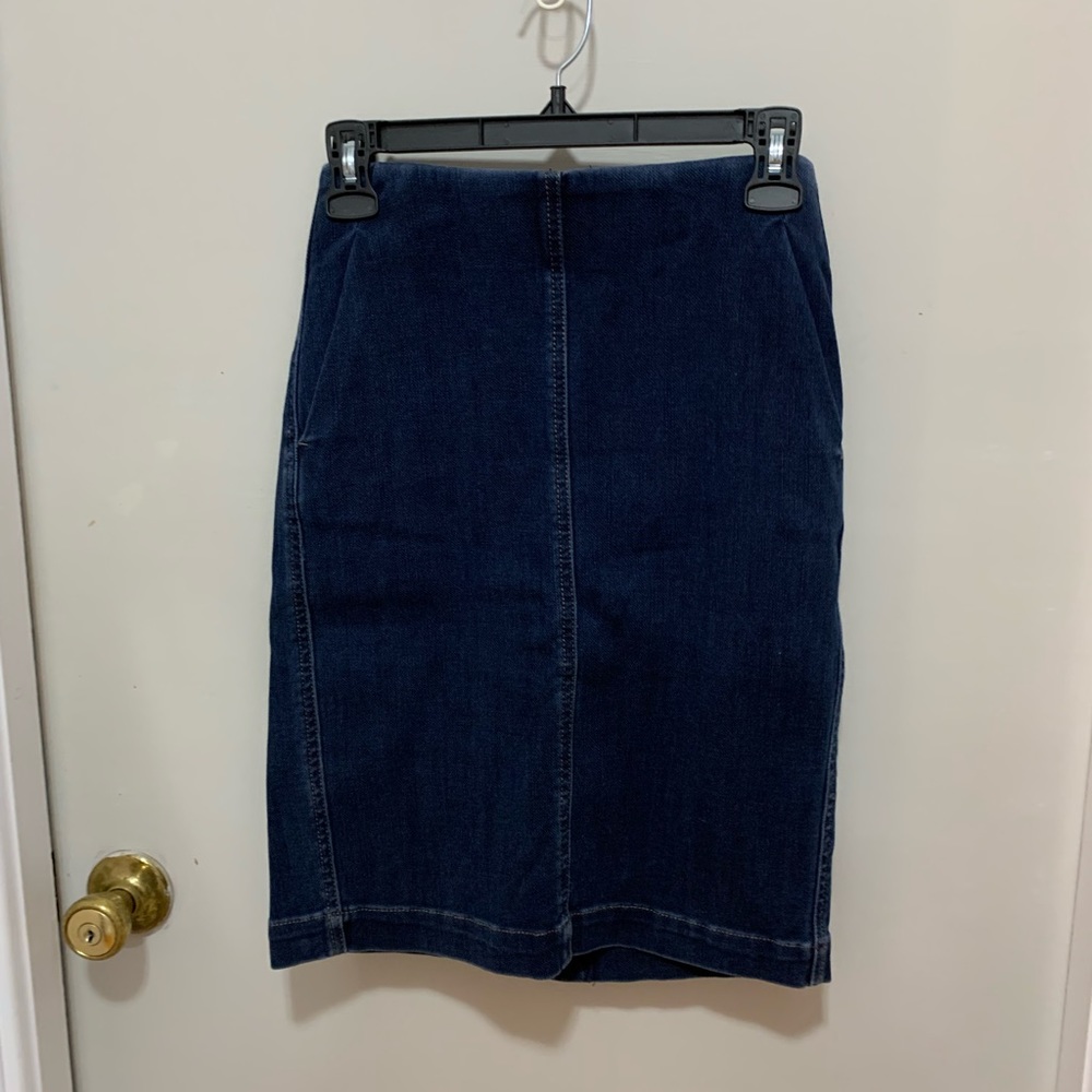Loft Denim pencil skirt